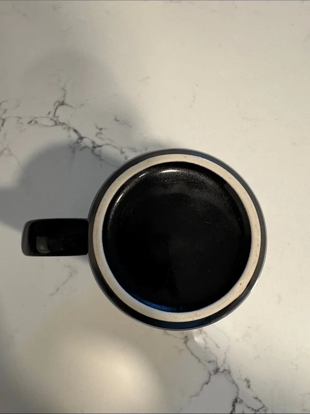 Source Unknown Black & Orange Cat Moon Ceramic Coffee Mug